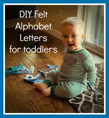 DIY Felt Alphabet Letters for baby
