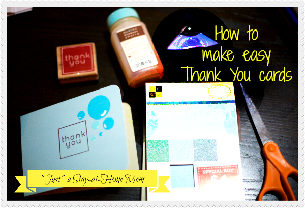 How to make easy thank you cards for a child’s birthday