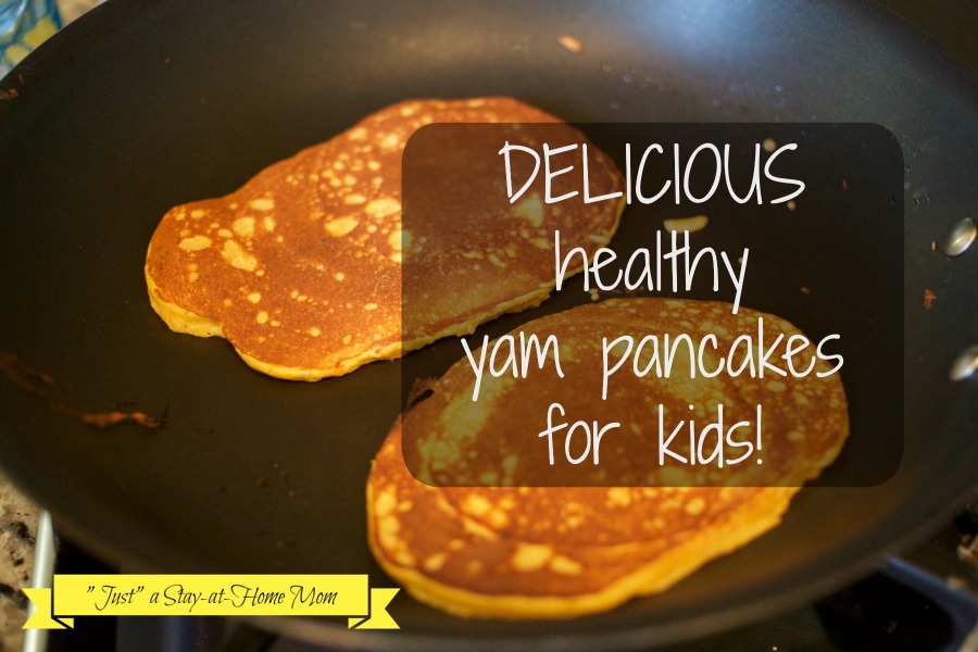Healthy yam pancakes
