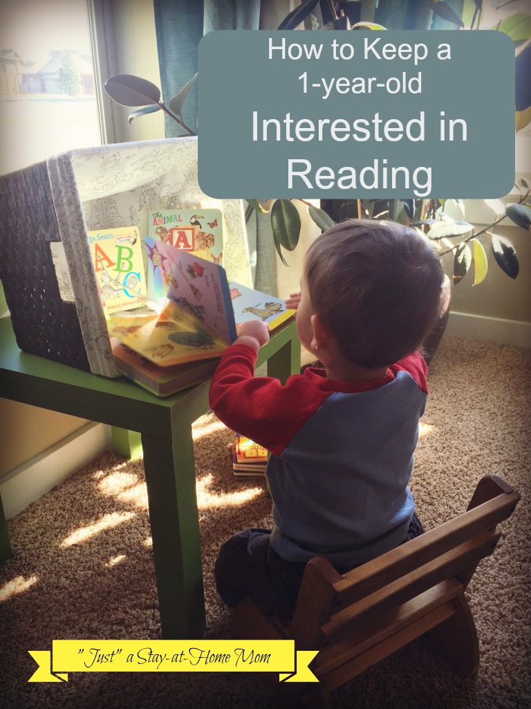 Ways to keep my 1-year-old interested in reading